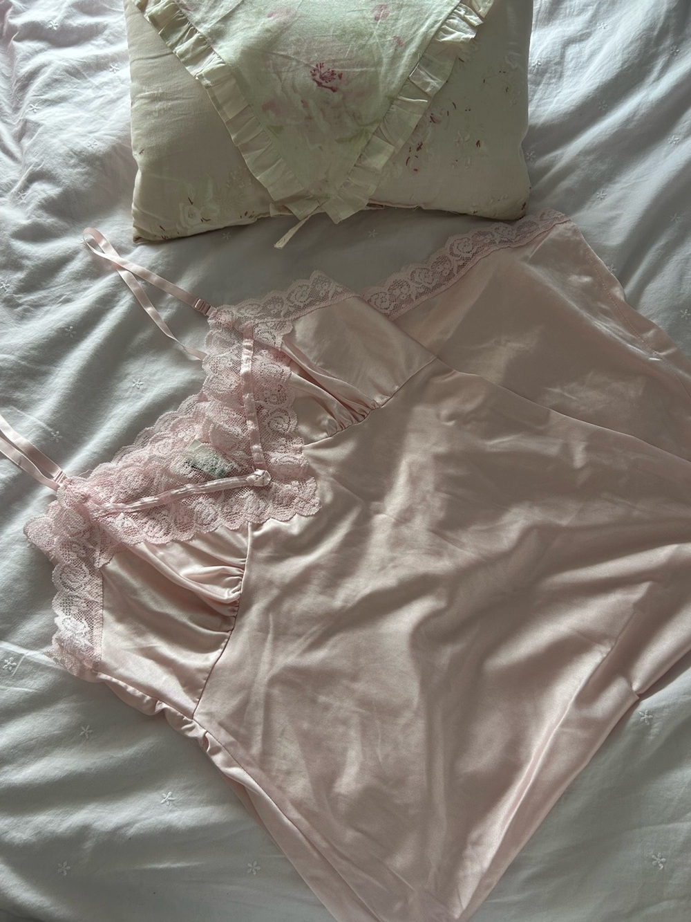 Baby Pink Vintage Slip Dress